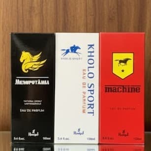 Kit com 03 Perfumes Masculino 100ml cada, total 300ml. Inspirados nas melhores fragrância dos importados.