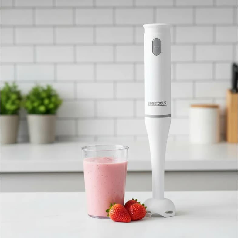 Mixer Eletrico Copo 700ml 127V Triturador Liquidificador Portatil Motor Potente