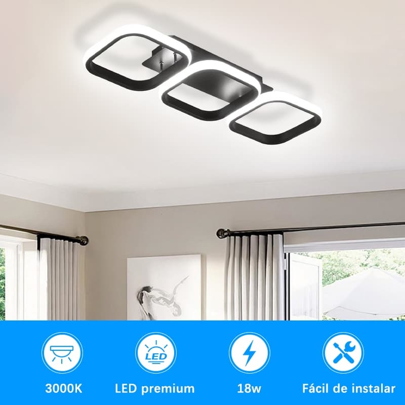 Luminária De Teto Led Minimalista Moderna Pendente Lustre Plafon para Sala Quarto Cozinha Ceiling Light