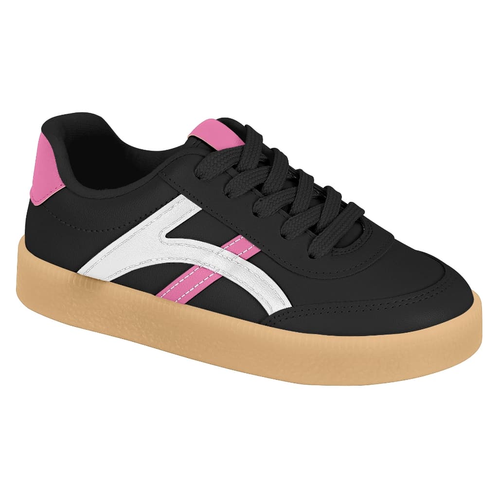 Tenis Infantil Feminino Juvenil Menina Molekinha Casual Escolar Confortável Leve Macio Moda Fashion