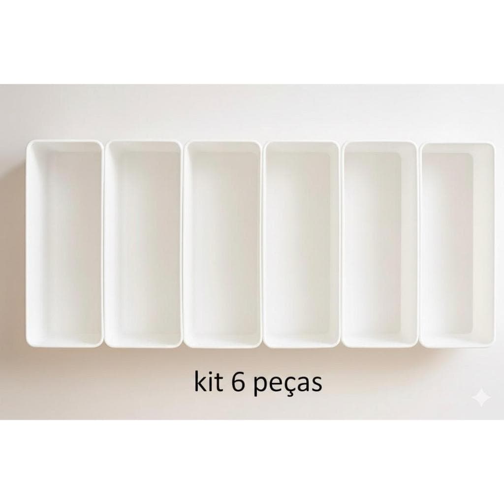 kit Organizador de Gaveta Modular Cozinha Armário dispensa Kit com 6 pecas ou Kit com 10peças