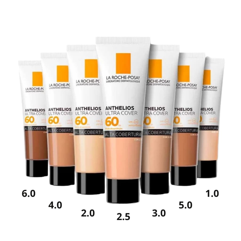 Protetor Solar Facial Anthelios Ultra Cover FPS 60 - Todas as Cores