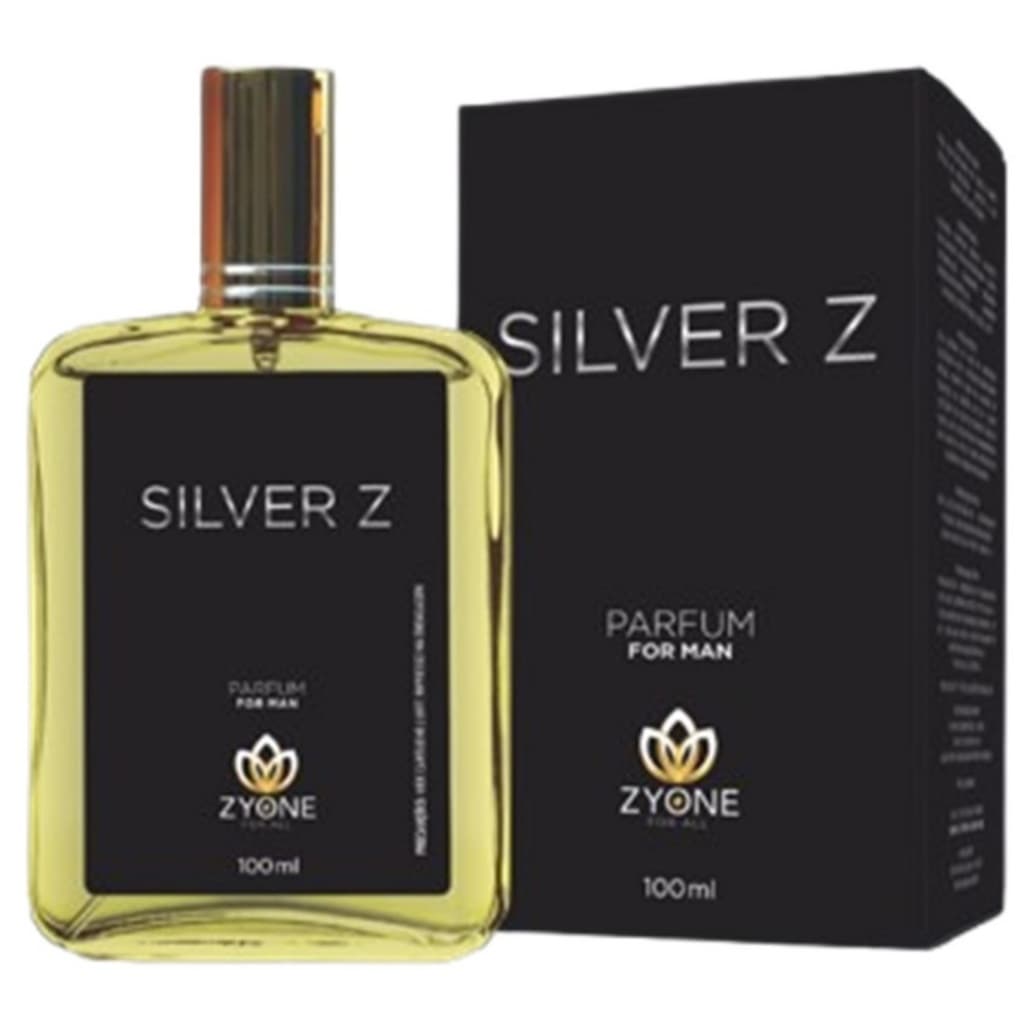 Silver Z Zyone Perfume Masculino Alta Fixação Essência Importada Parfum