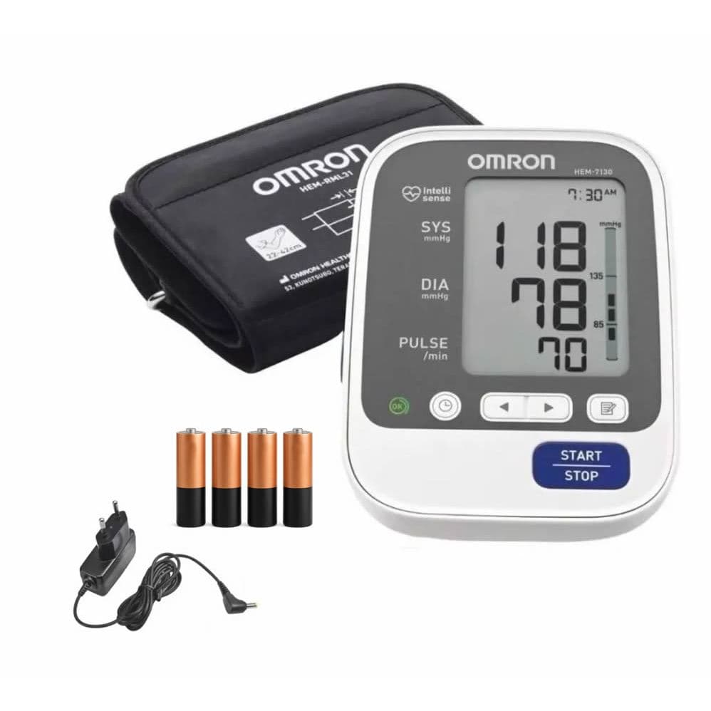 Aparelho De Pressão Arterial Digital De Braço Hem-7130 Omron