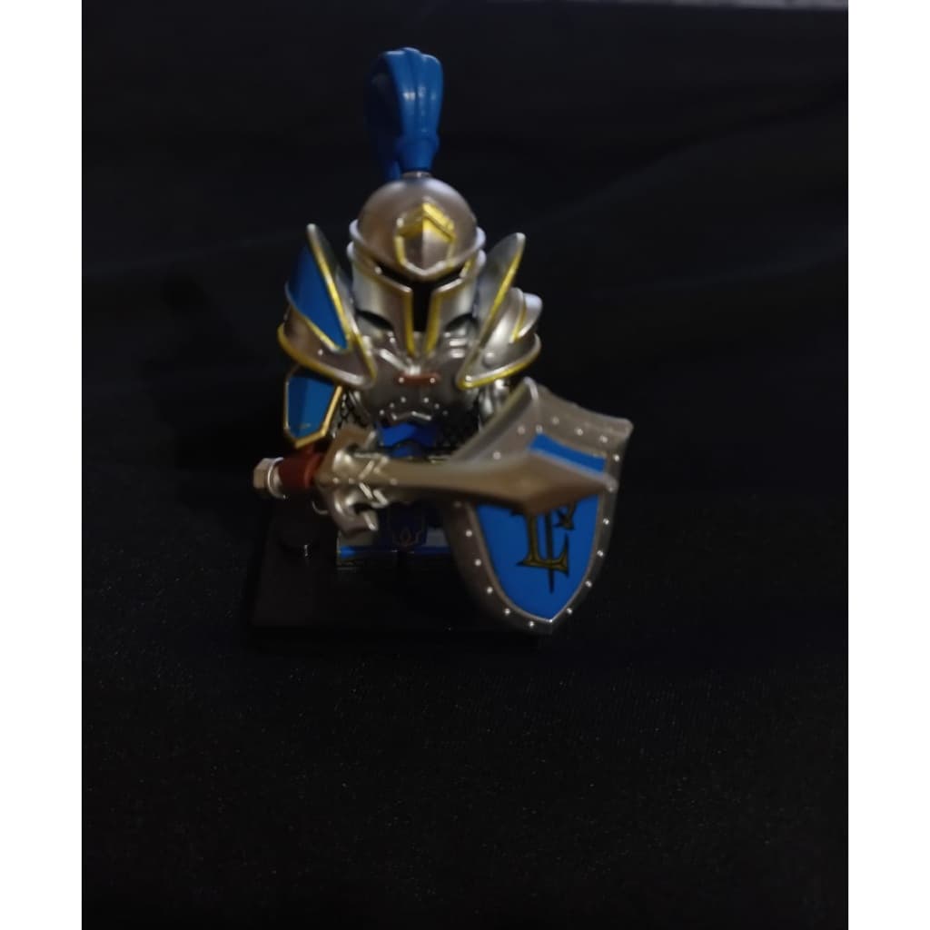 Boneco Figure soldado da aliança Warcraft Senhor Dos Aneis blocos de montar rpg ded ( não é lego)