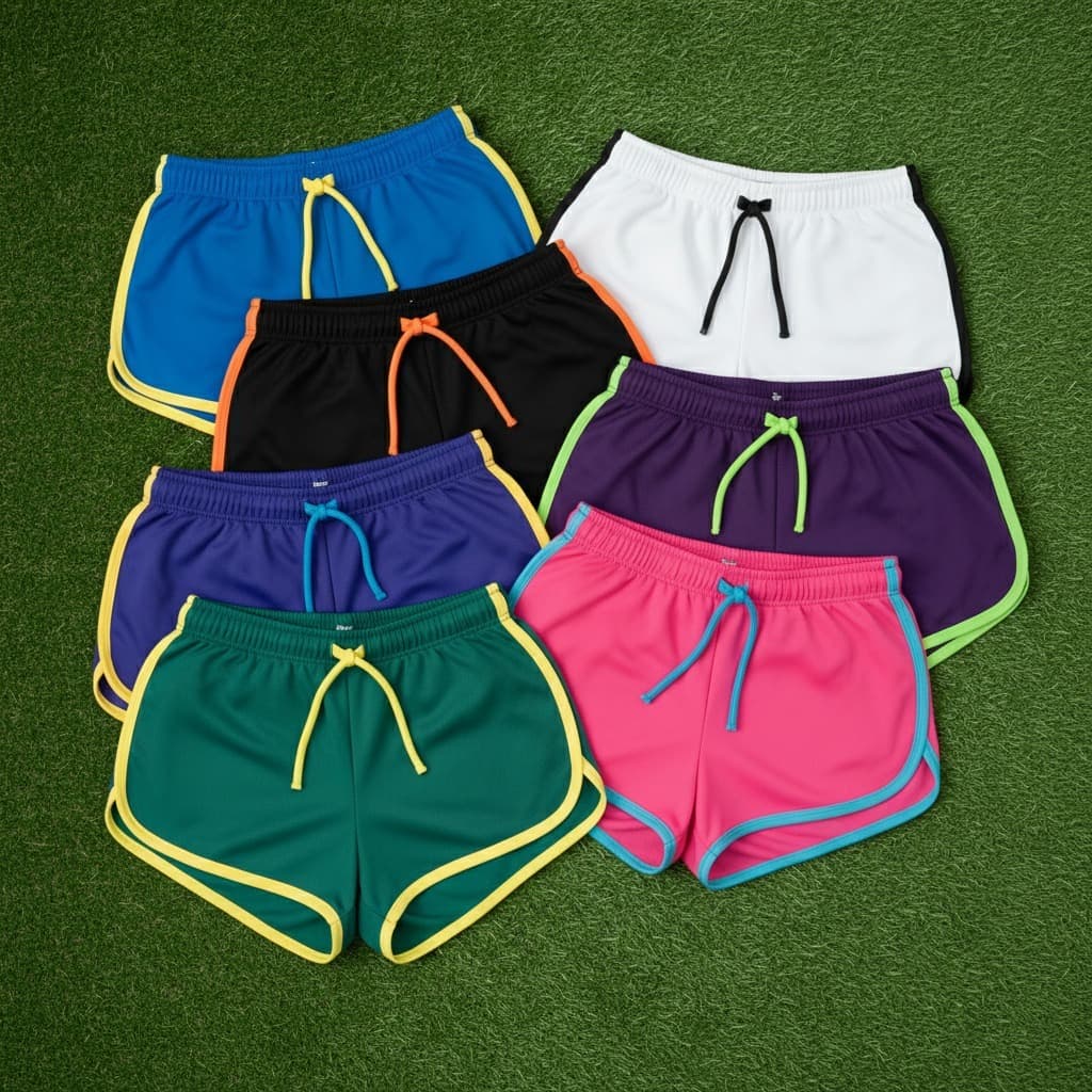Kit 5 Shorts Feminino Fitness levinho