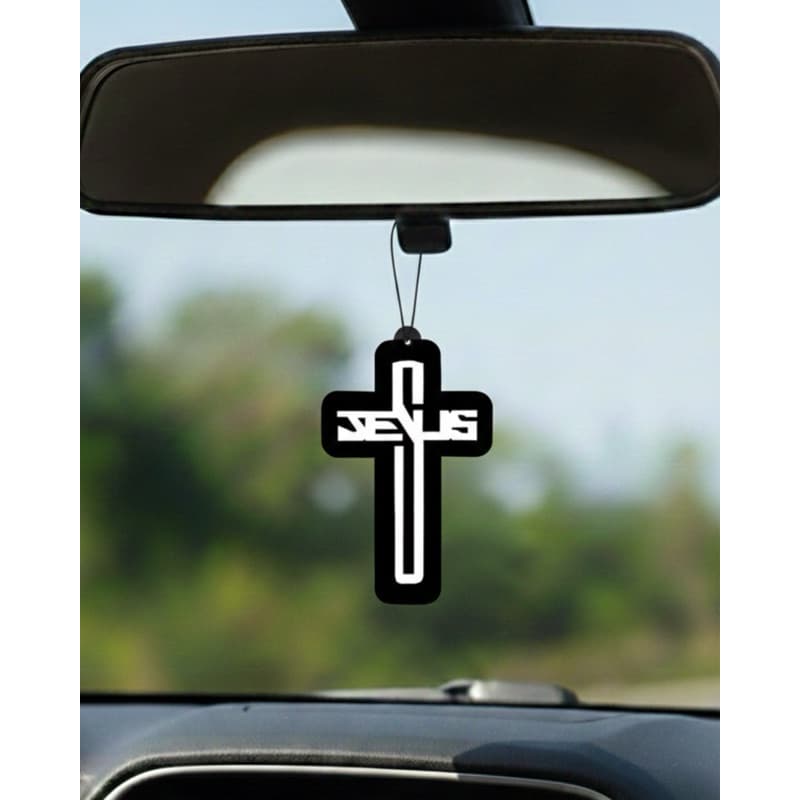 Kit 3/5 Aromatizante cheirinho de carro Aromatizador odorizador automotivo - Cruz Jesus