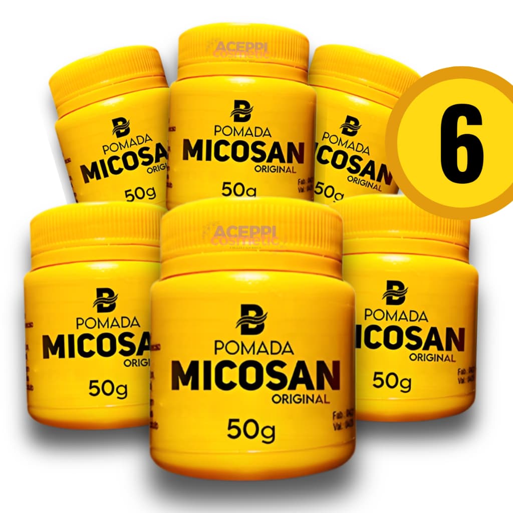 Kit Micosan Pomada 50gr ORIGINAL Tratamento de Manchas - Alivia Cosseira - Trata Doenças de PELE