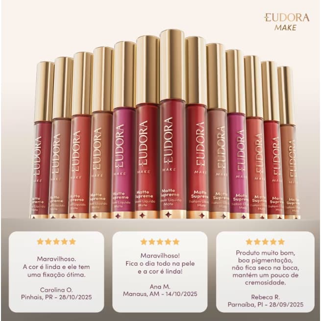 BATOM LIQUIDO MATTE SUPREME 4ML