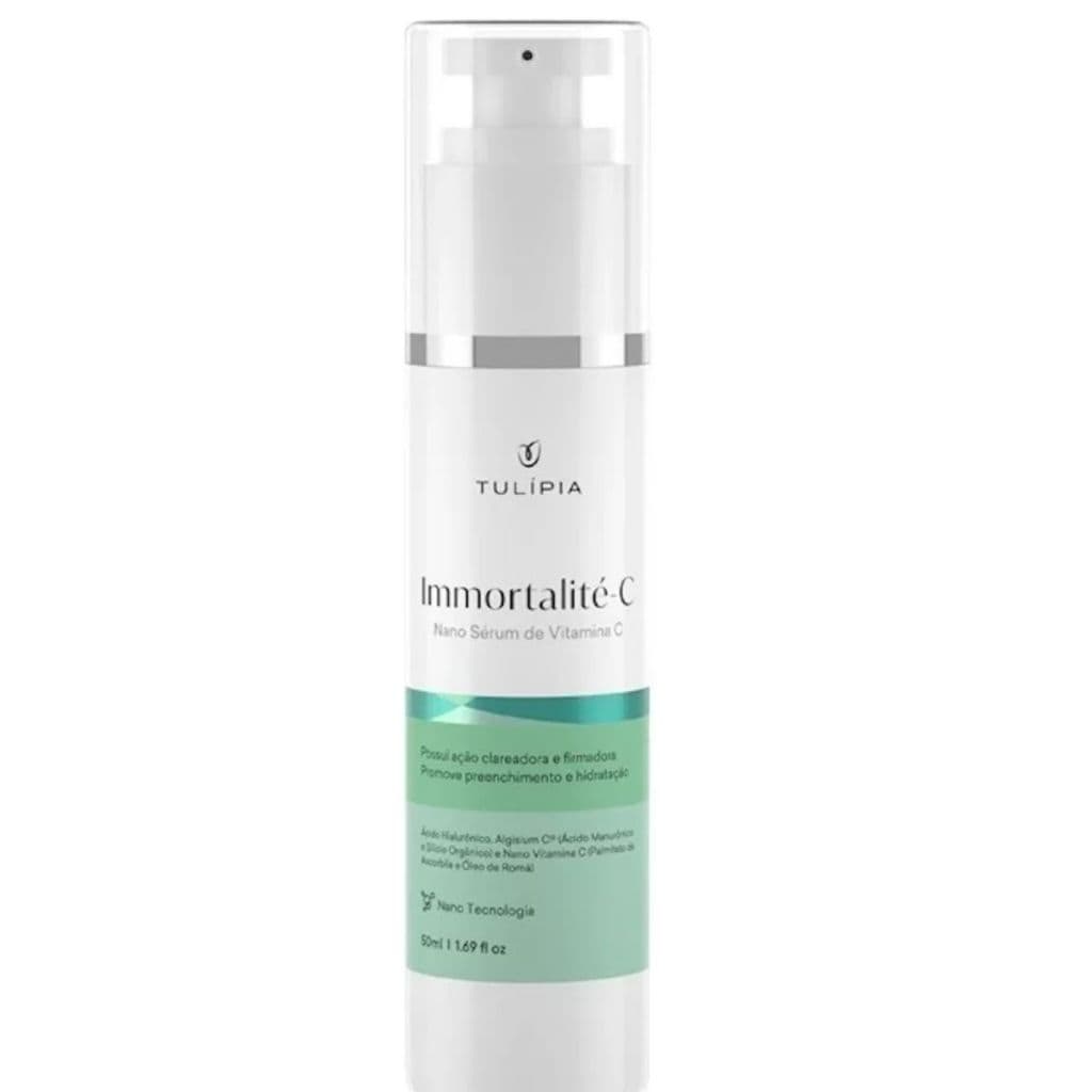 Immortalite C Nano Serum de Vitamina C - Rejuvenescimento e Clareador Facial - 50ml Tulípia