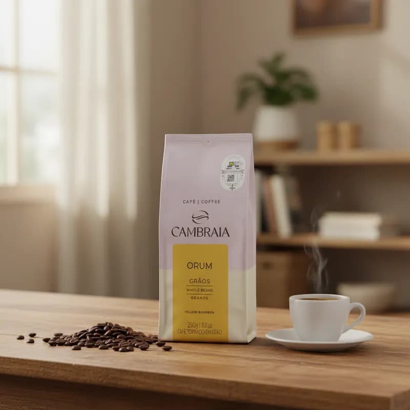 CAFÉ ESPECIAL EM GRÃOS ORUM CAMBRAIA 250g