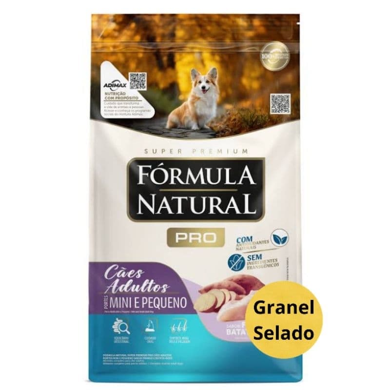 Ração Formula Natural Pró Raças Pequenas – A Granel – 1kg ou 3kg | Produto Original