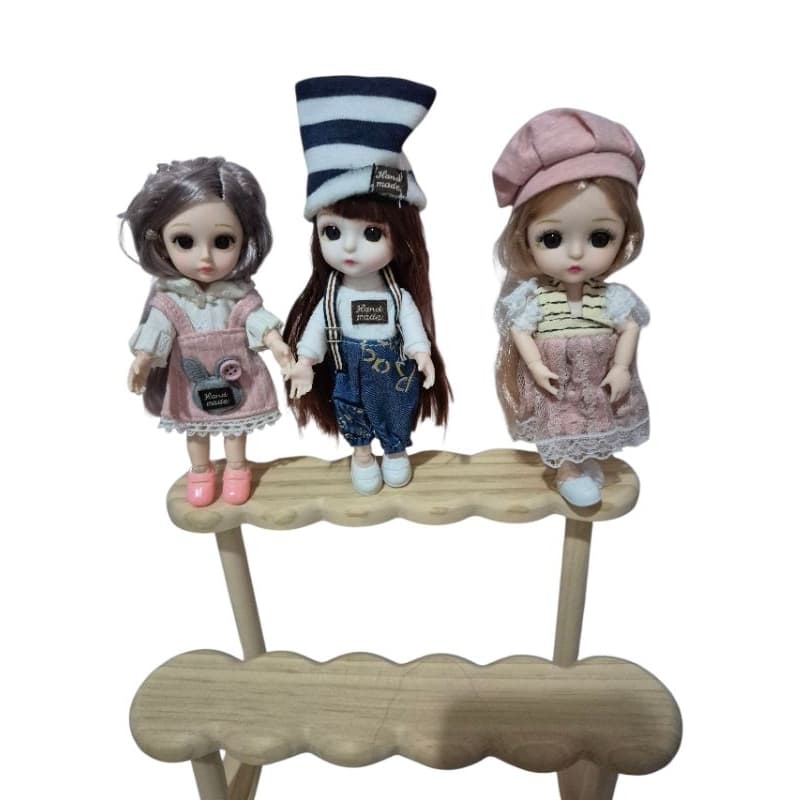 Bonecas Articuladas, para Colecionadores, tamanho 16 cm, Kiti 03 Bonecas
