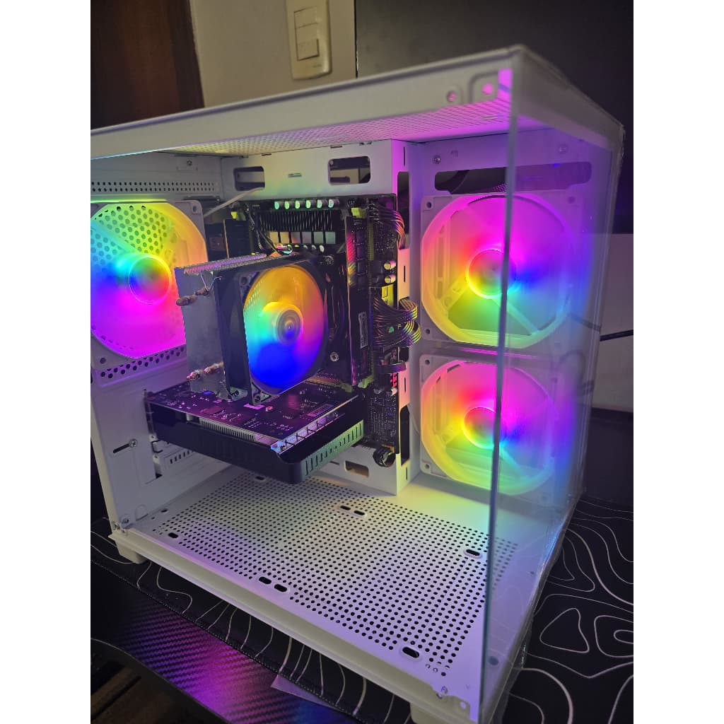 PC Gamer Completo Xeon 2630V4 16GB DDR4 SSD 120GB RX 560 4GB Fonte 500W Monitor 19" Kit Gamer