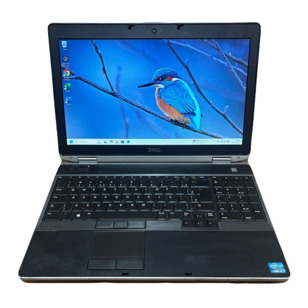 Notebook Dell Intel I7 Memoria 8gb Ssd 240 Defeito No Som (Usado)