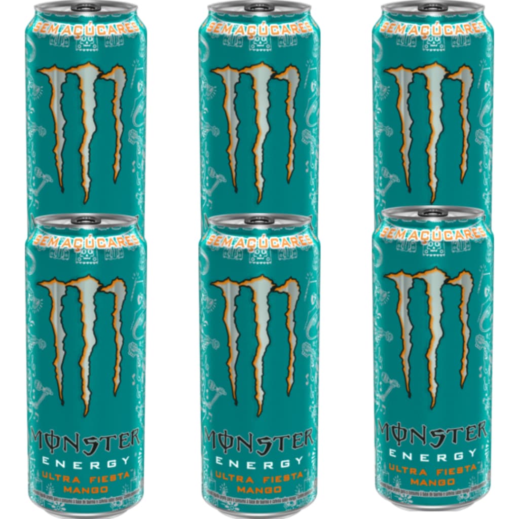 Energético Monster Zero Açúcar Mango Loco 473ml Original