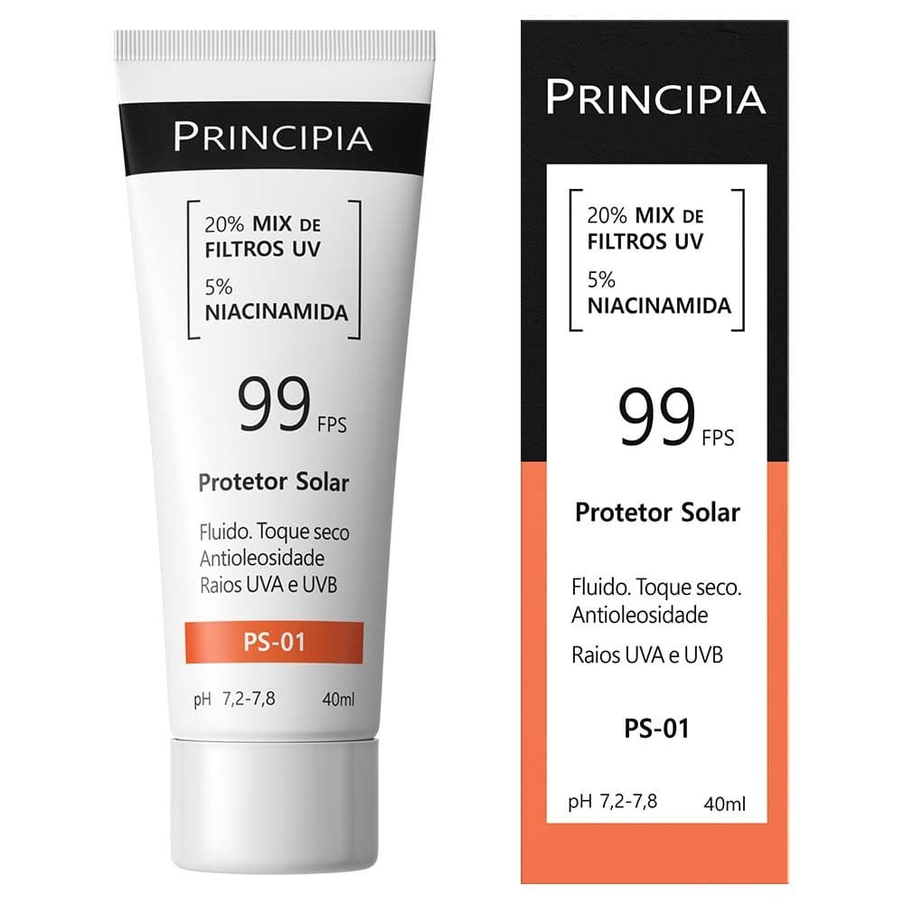 Principia Protetor Solar Facial PS-01 FPS 99 40ml