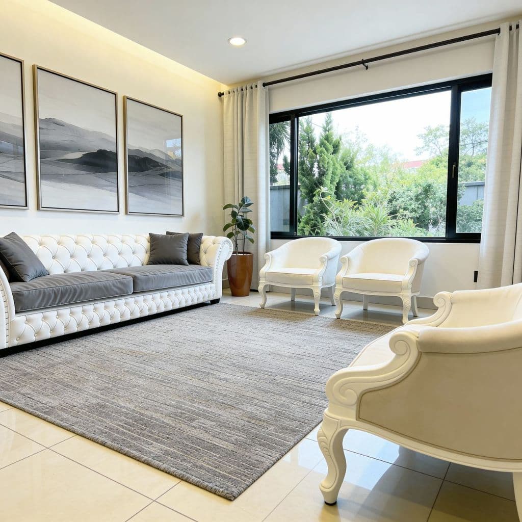 Tapete Sala Quarto 150x100 Com Antiderrapante