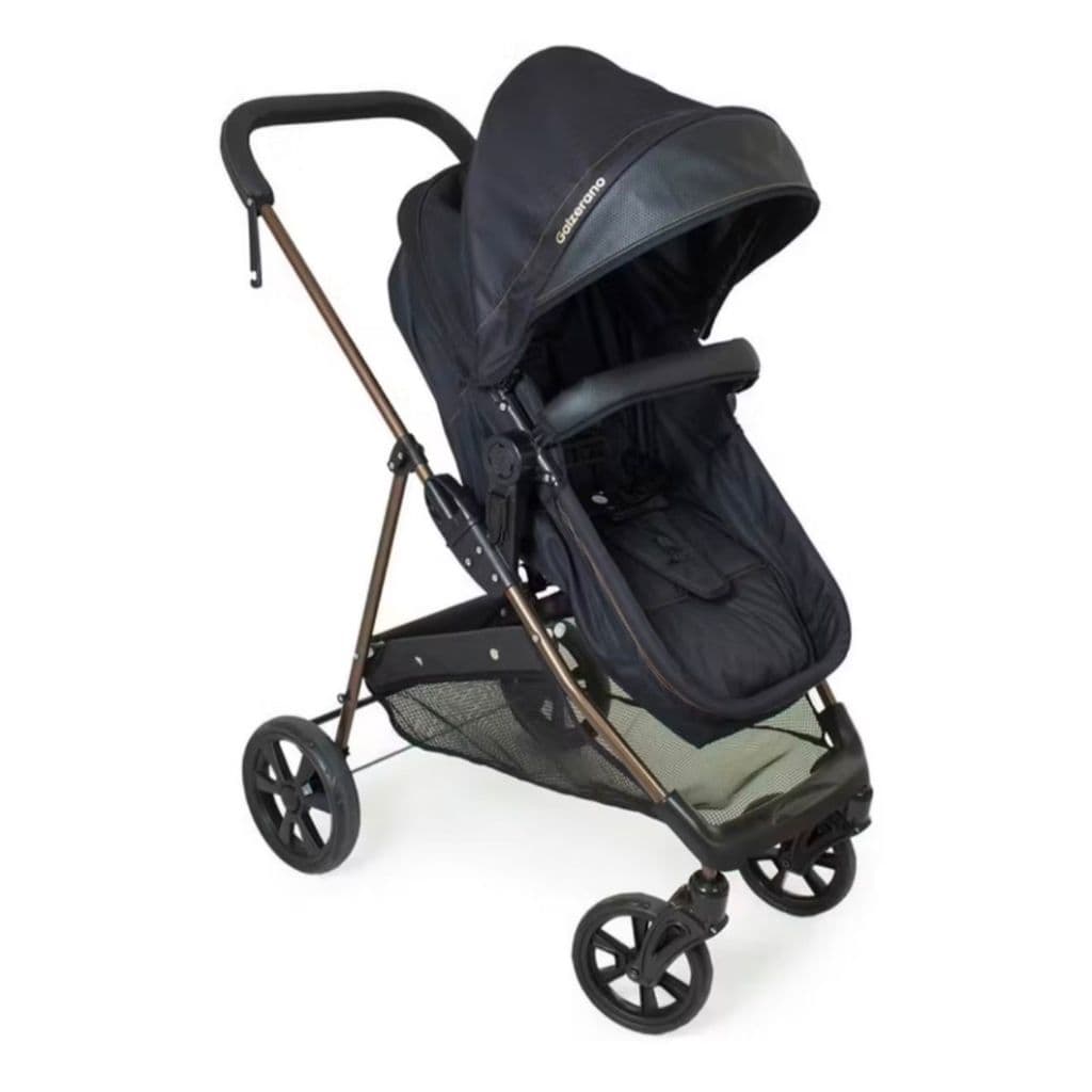 Carrinho de Bebê Berço Moisés Passeio Napoli Travel System Galzerano