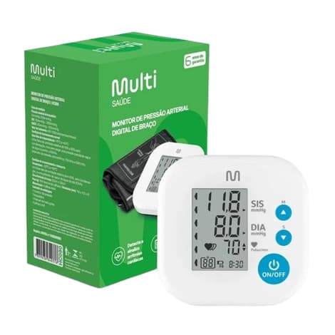 Aparelho Pressão Arterial Digital Braço Hc090 - Multilaser