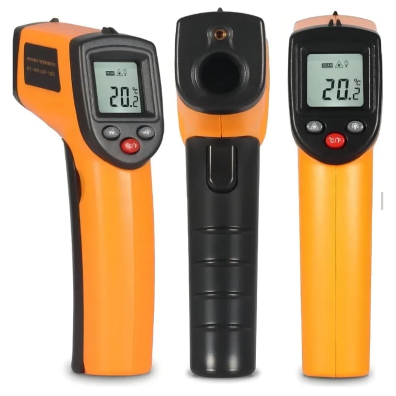 Pistola Termômetro Laser Infravermelho Digital Profissional GM 550° Industrial Portátil com pilhas