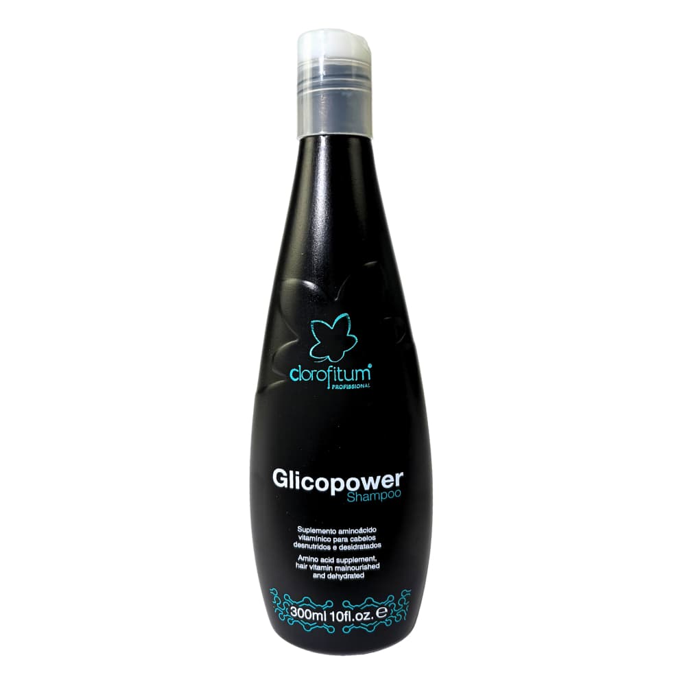 Shampoo Reconstrução Glicopower Clorofitum 20 Aminoácidos Açúcares Hidratantes Força Brilho