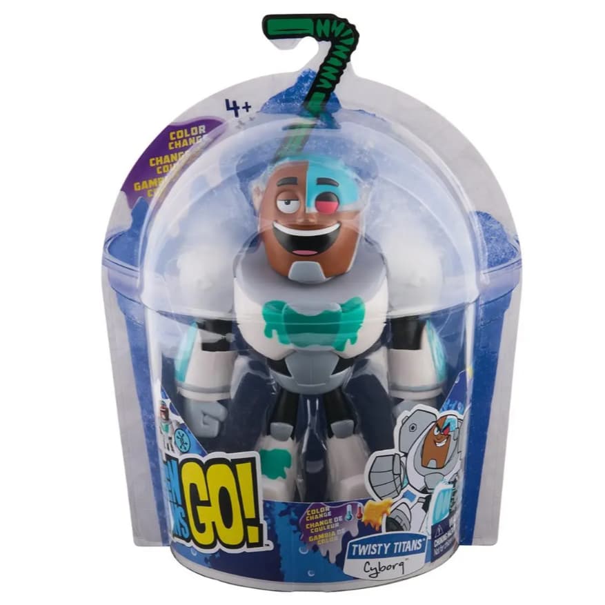 Boneco Articulada CYBORG De 14Cm - Jovens Titãs Em Ação