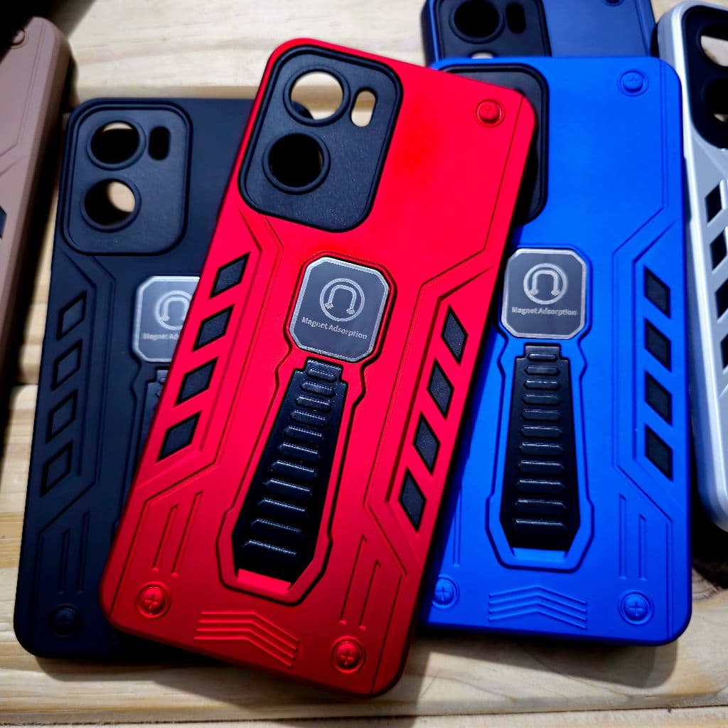 Capa capinha anti impacto silicone com Suporte para Motorola Moto G06 / Capa Moto G06 - Magnético 2.0