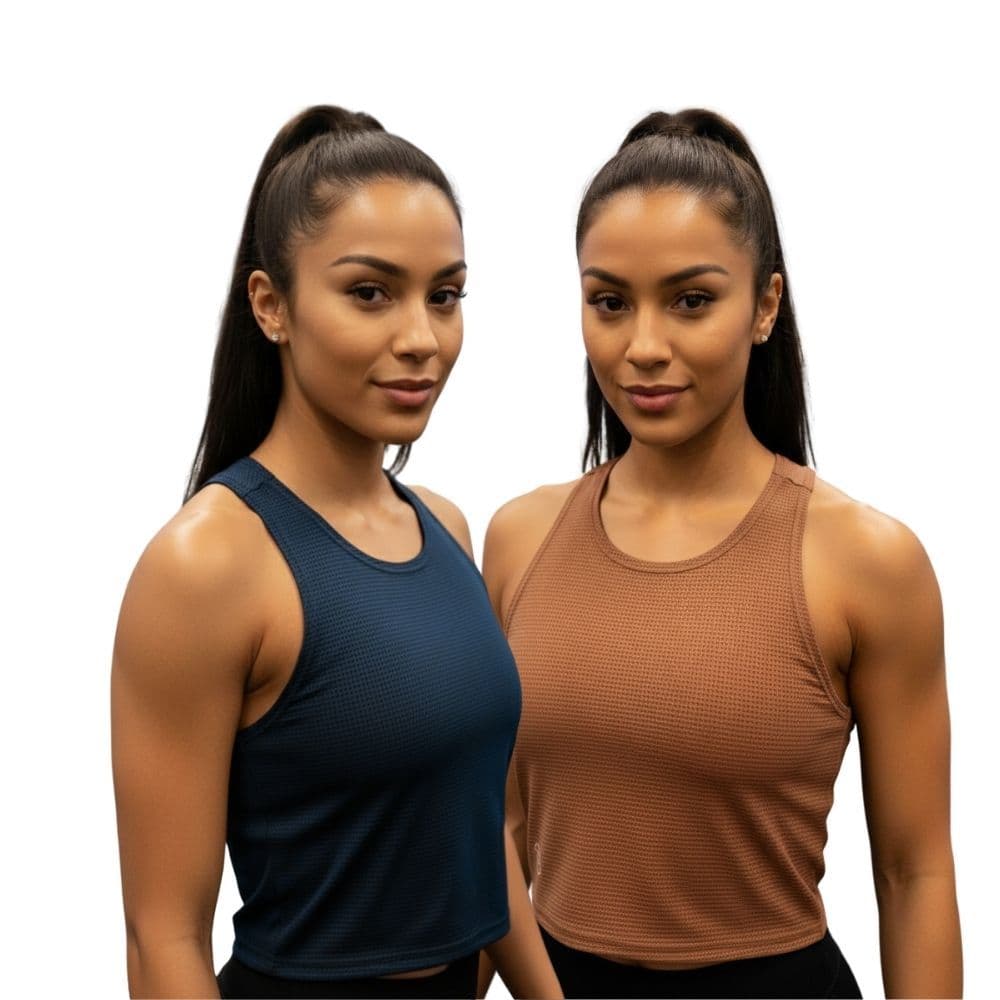 Kit 2 regata fitness feminina blusinha dry fit academia roupa fitness para malhar e atividade física