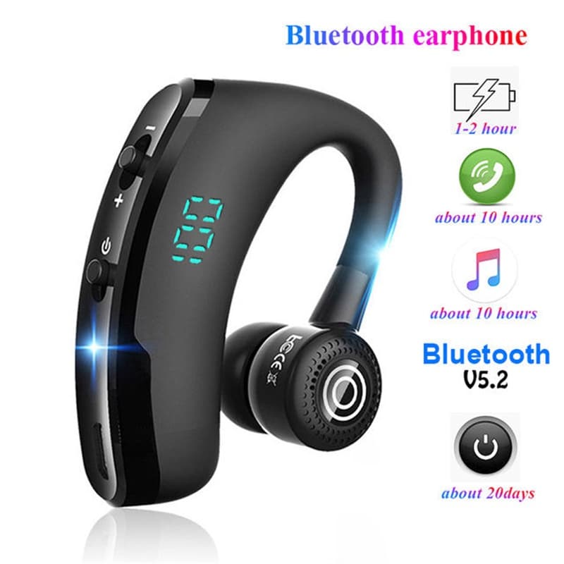 Fone De Ouvido Original Bluetooth V9 C/ Microfone e Cancelameto de Ruídos e C/ som de alta qualidade