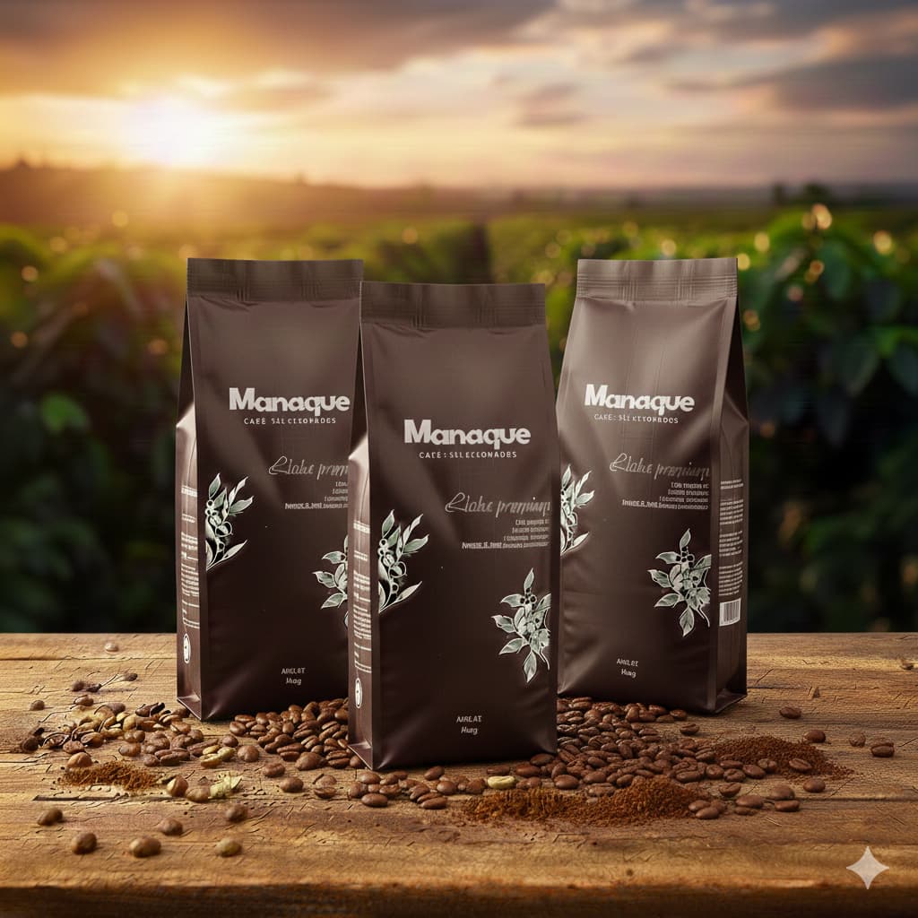 Cafe em Po Torrado Moido KIt 3 Pacotes 100% Arabico Torra Media Escura Premium Graos de Selecionado