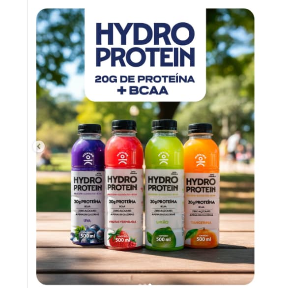 Moving Hydro Protein 20g | BCAA Isotônico Proteína 500ml - Escolha