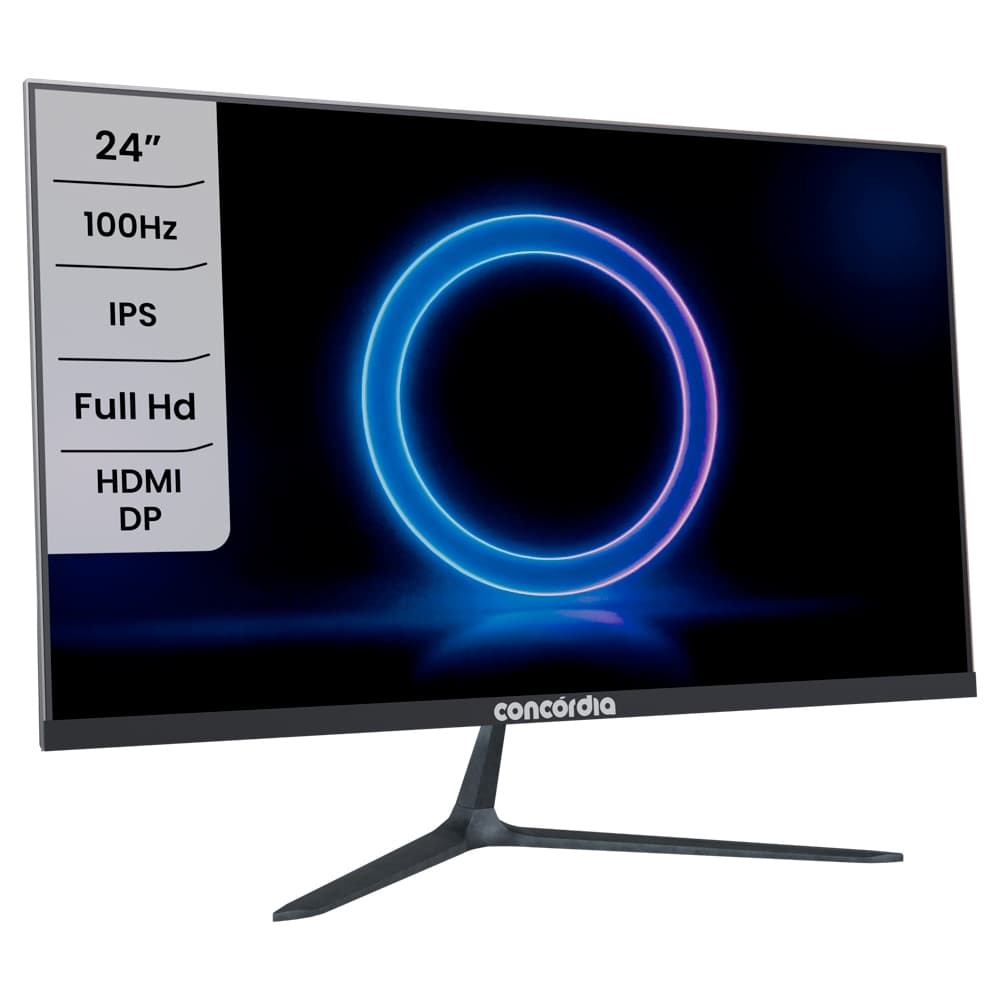 Monitor Gamer 24" H238D Concórdia  100hz IPS Led Full Hd Hdmi DP Vesa SRGB 100% FreeSync