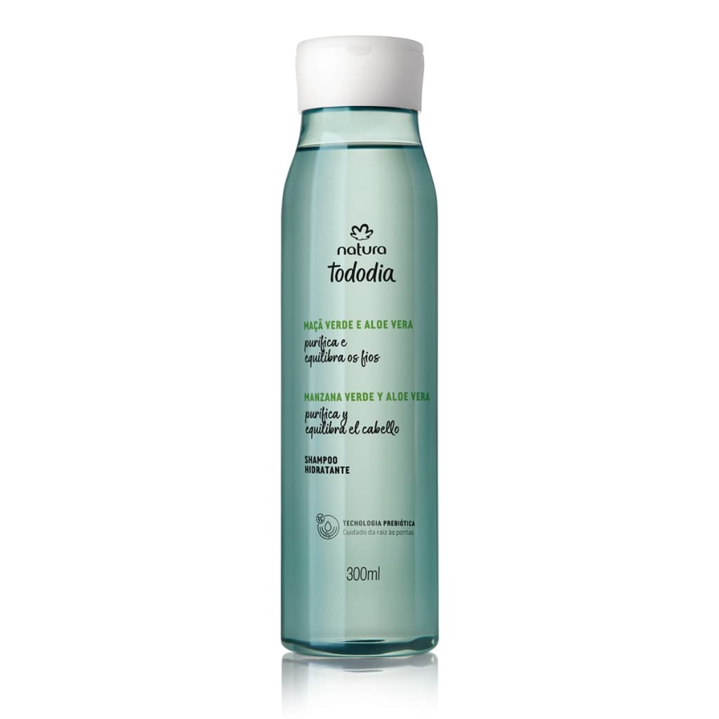 Shampoo Hidratante Tododia Maçã Verde e Aloe Vera 300ml Natura