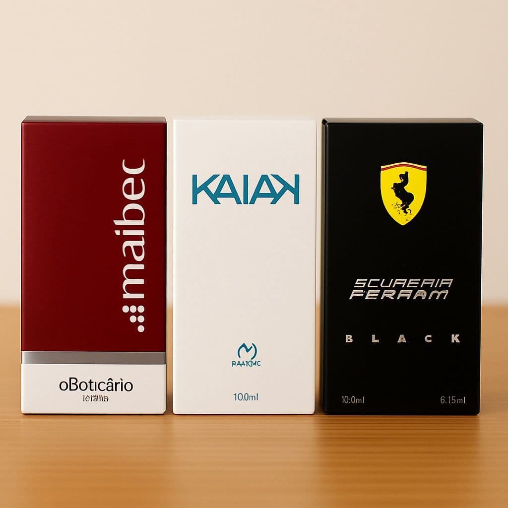 Kit 3 Perfume Masculino 100 Ml Fragancia Importado e Nacional