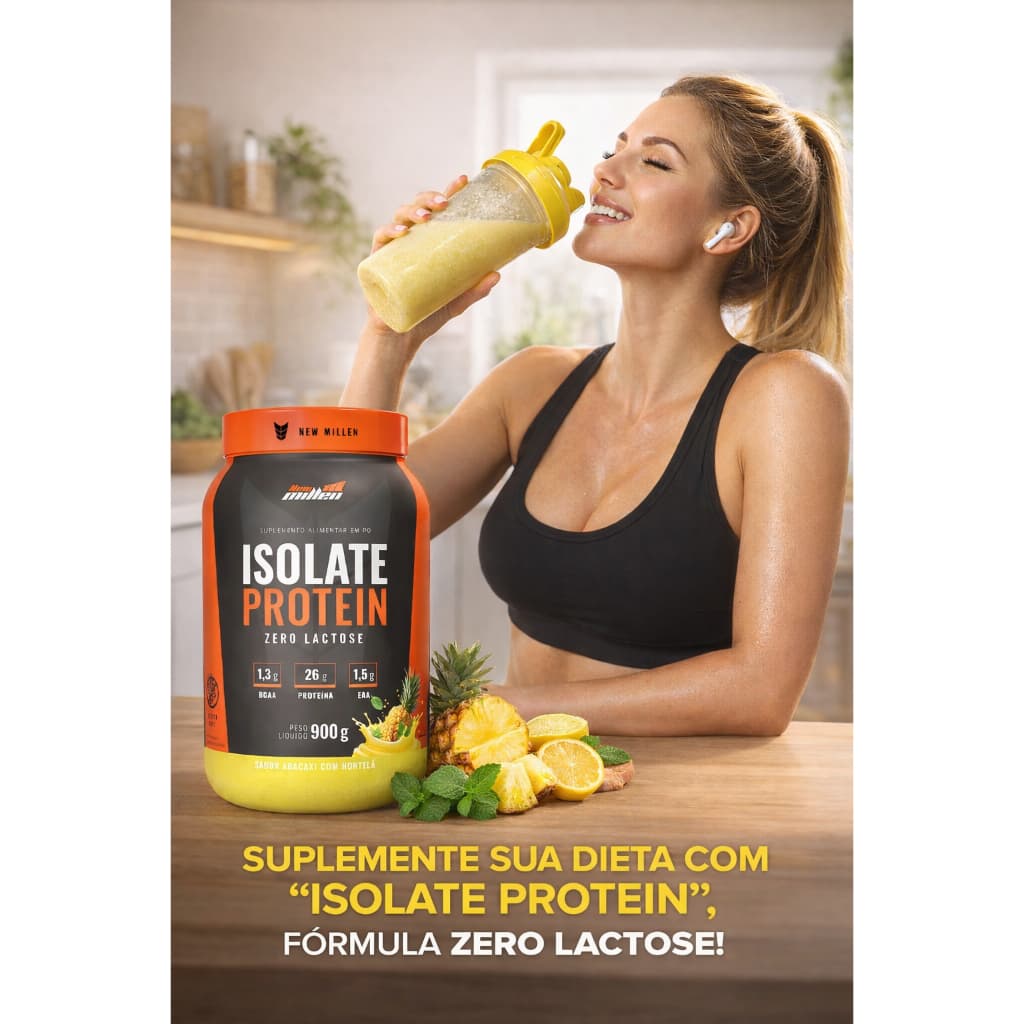 Whey Isolate Beef Protein New Millen - Proteína de Carne Pura para Máxima Performance!