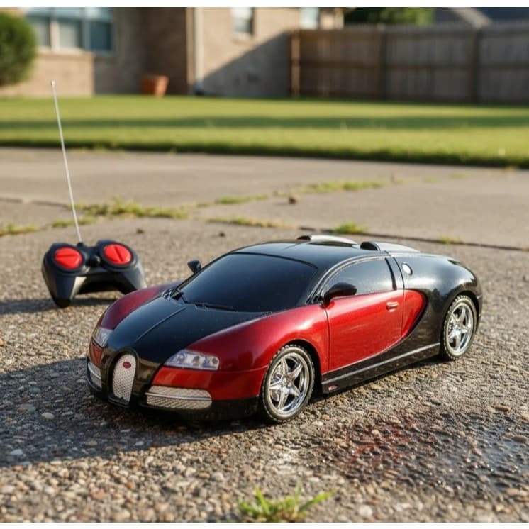 Carrinho Controle Remoto 1:18 Importway Com Luzes Vermelho