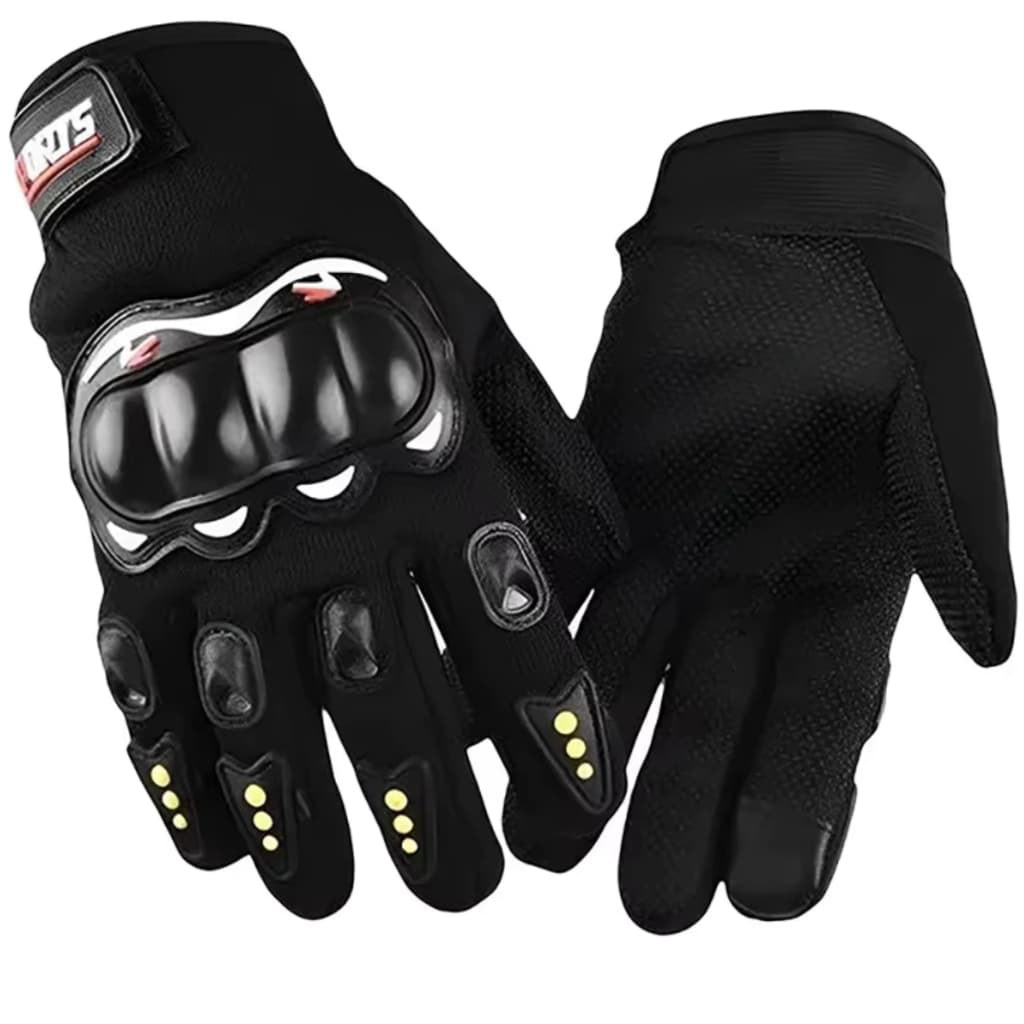 🛡️ Luva Moto Reforçada - Para Motoqueiro: Proteção Completa Touch Screen Antiderrapante