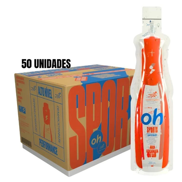 Caixa C/40 Unidades Oh A Água Super Isotônica Sports 200 Ml