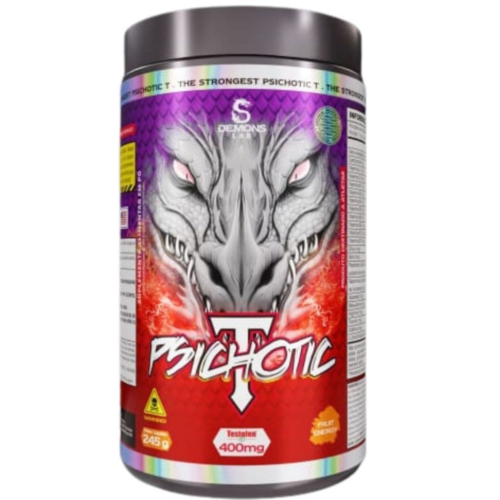 Pré Treino Demons Lab - Psichotic T 245g Sabor Fruit Energy