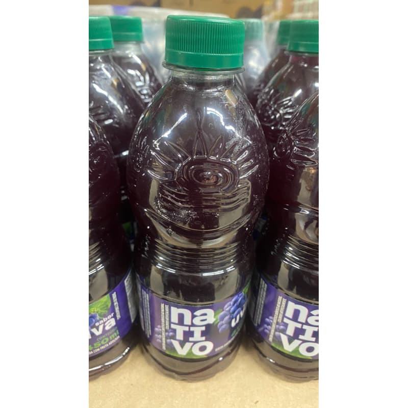 Suco Bebida Saborizada Nativo Sabor Uva 450ml - Fardo com 12 Unidadeso