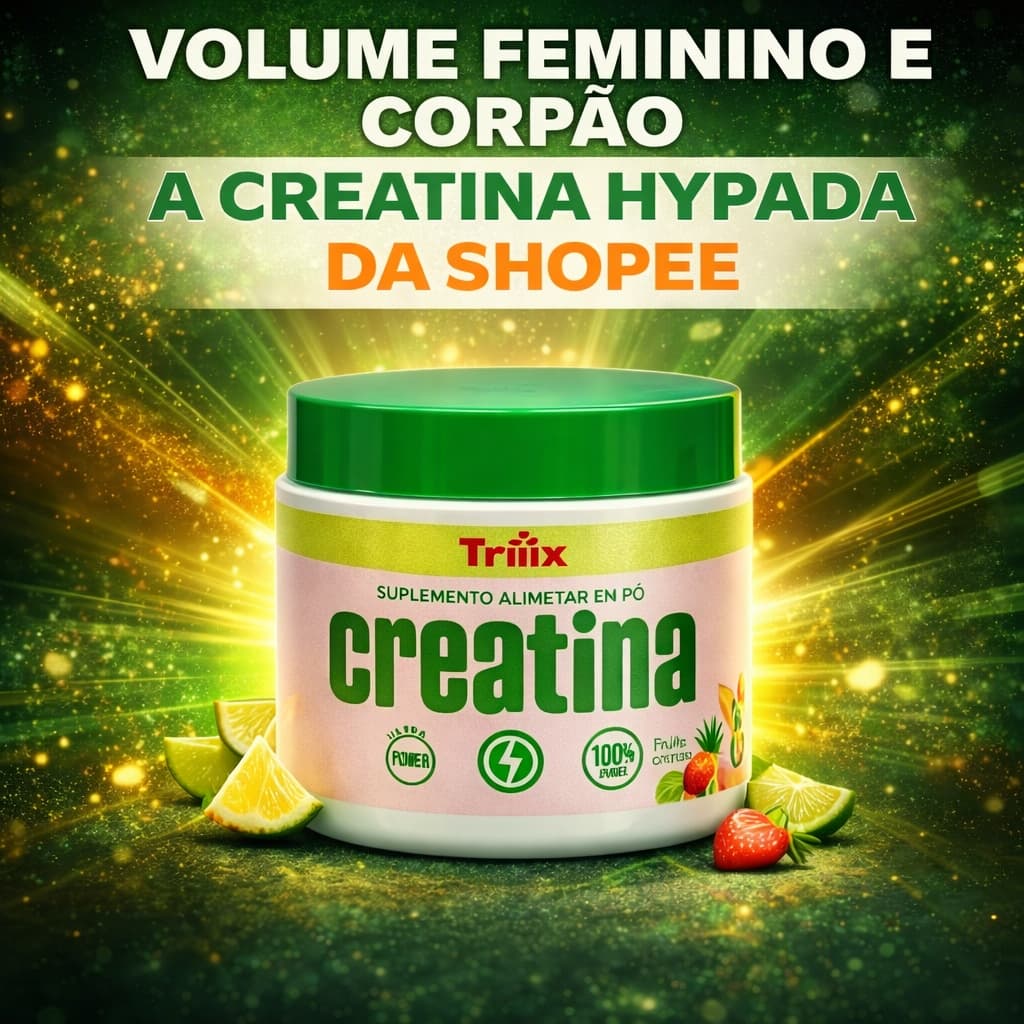 Creatina Saborizada Feminina 3 em 1 | Termo + Pré Treino | 150g Triiix Original Loja Exclusiva