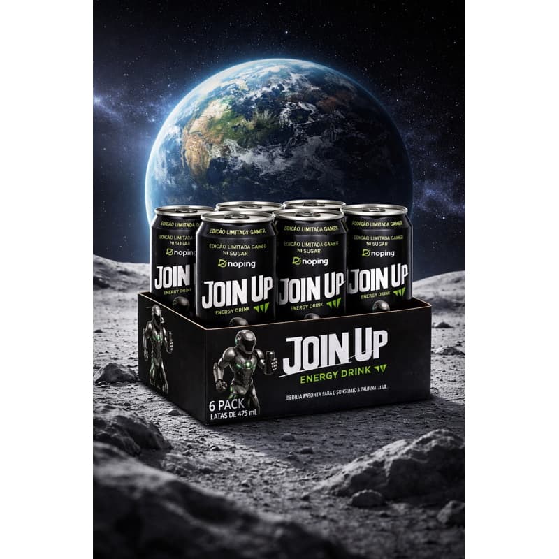 Energético Join Up | Energy Drink- Pack 6 un.- 473ml