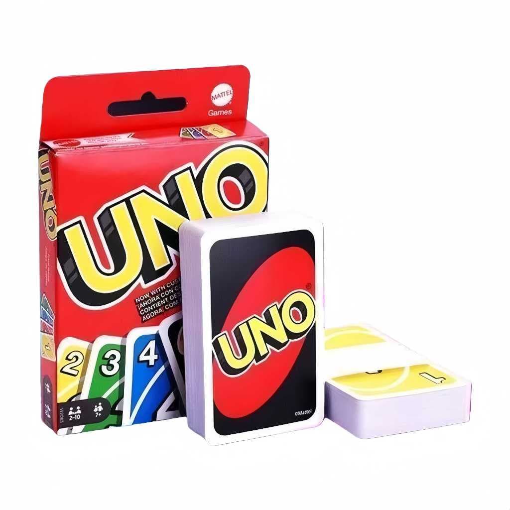 Cartas UNO Coloridas com Desenho, Jogo de Mesa Clássico Para Reuniões em Família e Festa com Amigos