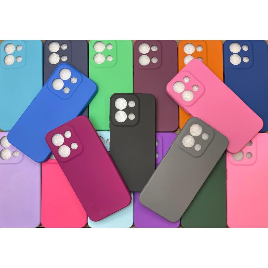 Capa Capinha Para Redmi 15C Silicone Aveludado Película Case