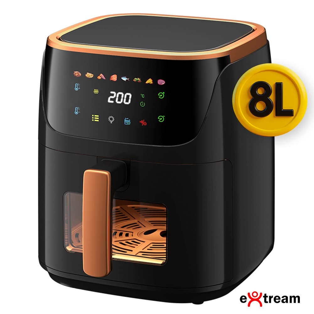 Air Fryer Fritadeira Elétrica Digital 8L Extream Big Family