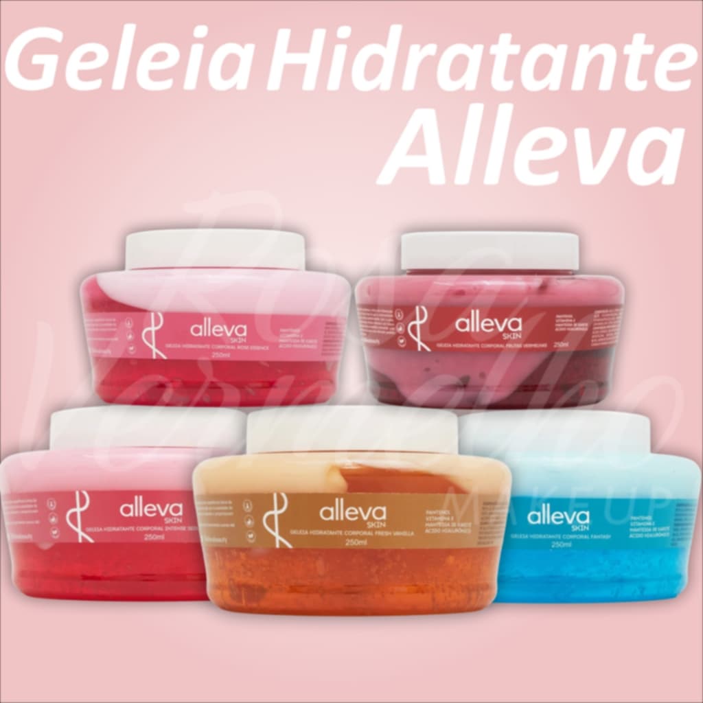 Geleia Hidratante Corporal Alleva – Hidratação Intensa e Fragrâncias Exclusivas