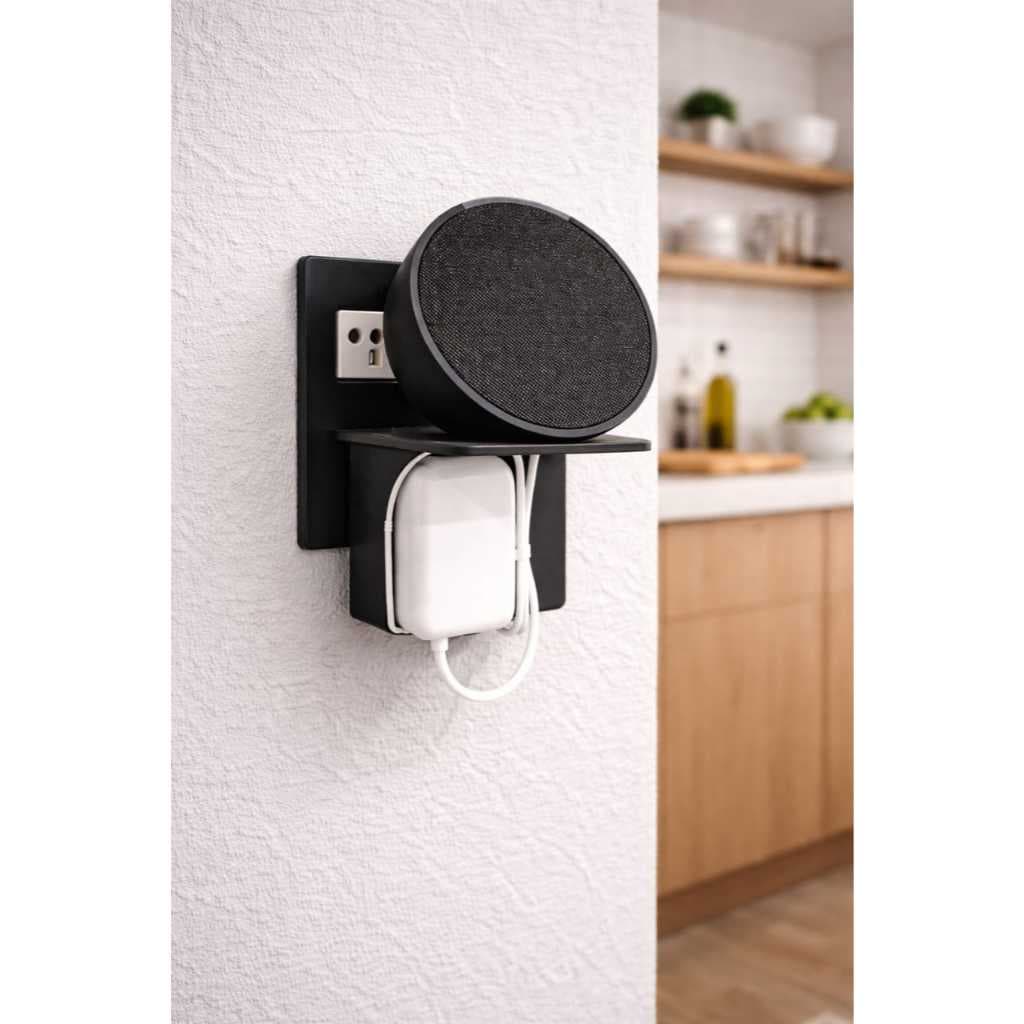 Suporte de Parede para Alexa Echo Pop Prateleira Moderna