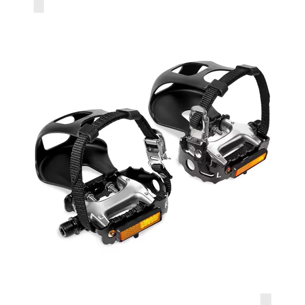 Firma Pé Pedaleira Correia De Pedal Nylon Com Fivela Universal Compativel Bike Ergométrica Spinning