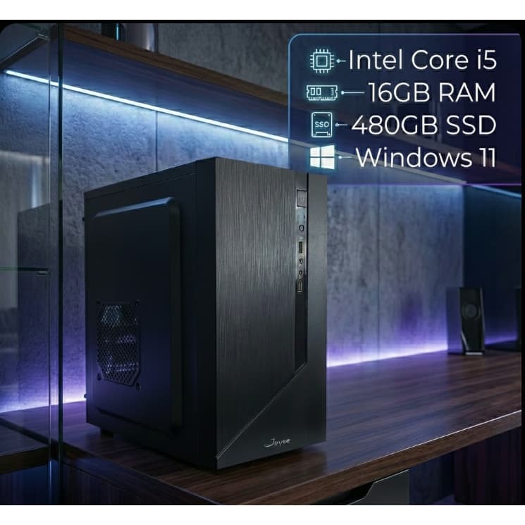 Computador Rápido Pc Cpu Intel I5 16gb Ram Ssd 480gb Win 11 - Jogos e Trabalho
